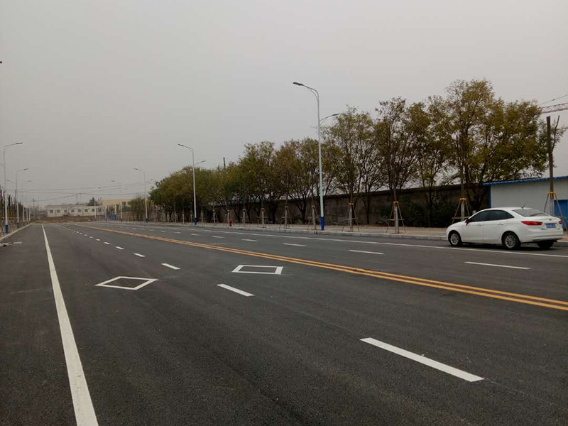 宋元瓷規(guī)劃二路道路、綠化及配套設(shè)施實景圖